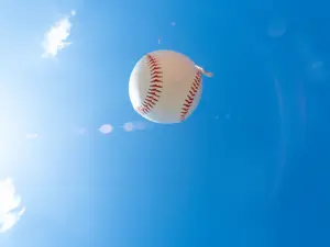 I kept wondering why the baseball was getting larger.