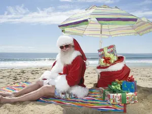 What did Santa bring to the potluck?