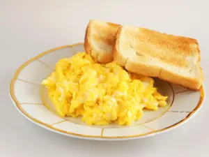 What did the eggs say to the toast after a long day?