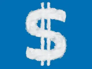 What do clouds do as soon as they make money?