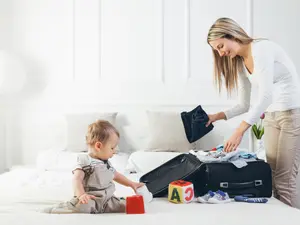 What do moms say is bad for both family trips and sleeping?