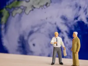 What do weathercasters say while cleaning their kids' rooms?