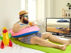 What do you call a vacation at home?