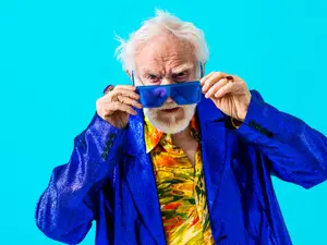 What do you call Grandpa when he's in a bad mood at the beach?