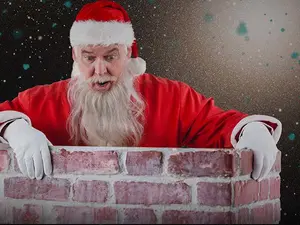 What does Father Christmas suffer from if he gets stuck in a chimney?