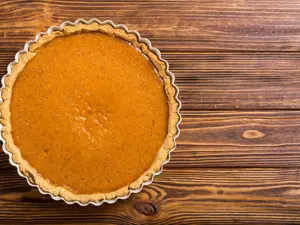 What's the problem with eating too much pumpkin pie this time of year?