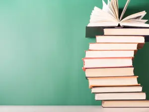 Where do books sleep?