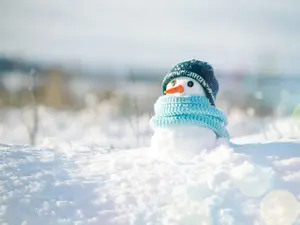 Where do snowmen get their daily weather report?