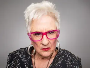 Which celebrity always frowns?