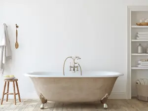 Which president loved to take baths?