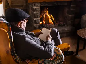 Why did Grandpa put wheels on his rocking chair?