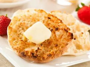 Why did mom get a plate of English muffins on Mother's Day?