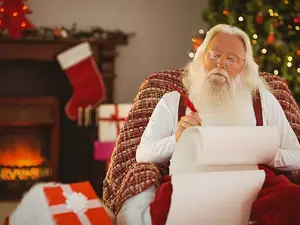 Why did Santa spell Christmas N-O-E?