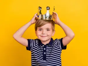 Why did the boy think he was a prince after going to Burger King®?