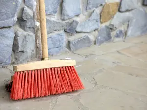 Why did the broom get a poor grade in school?