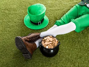 Why did the leprechaun walk out of the house?