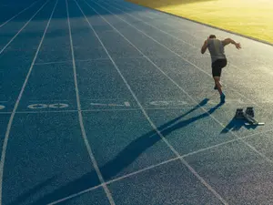 Why do track athletes never give up on anything?