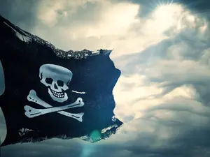 Why was it so hard for the pirate to call his mom?