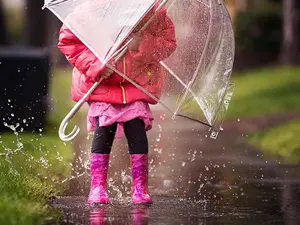 Why was the spring storm in a great mood?